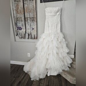 White By Vera Wang Ivory Wedding Dress
